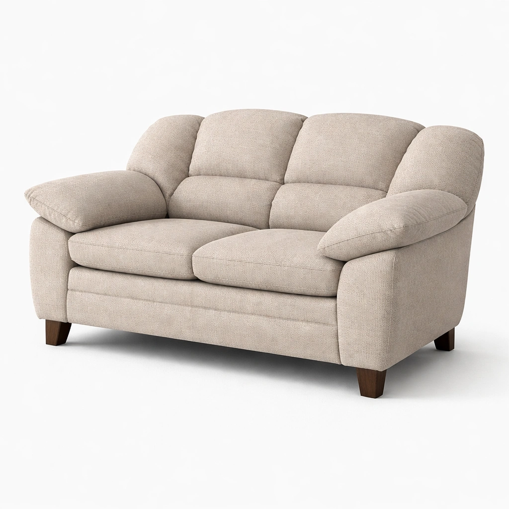 Sofa Beige Komfort Klassisch-velnoxio
